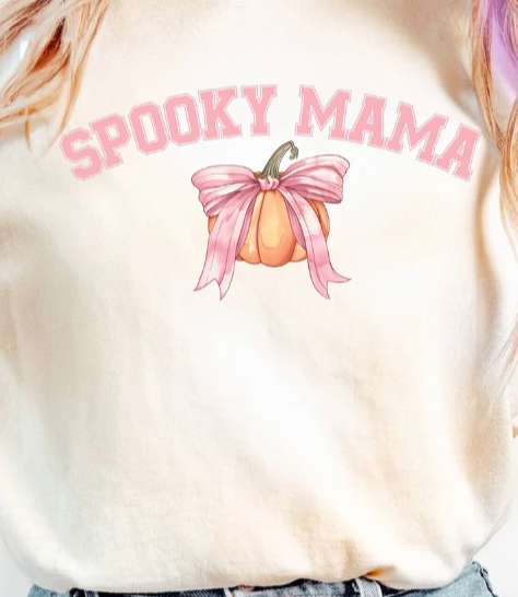 Pink Spooky Mama DTF