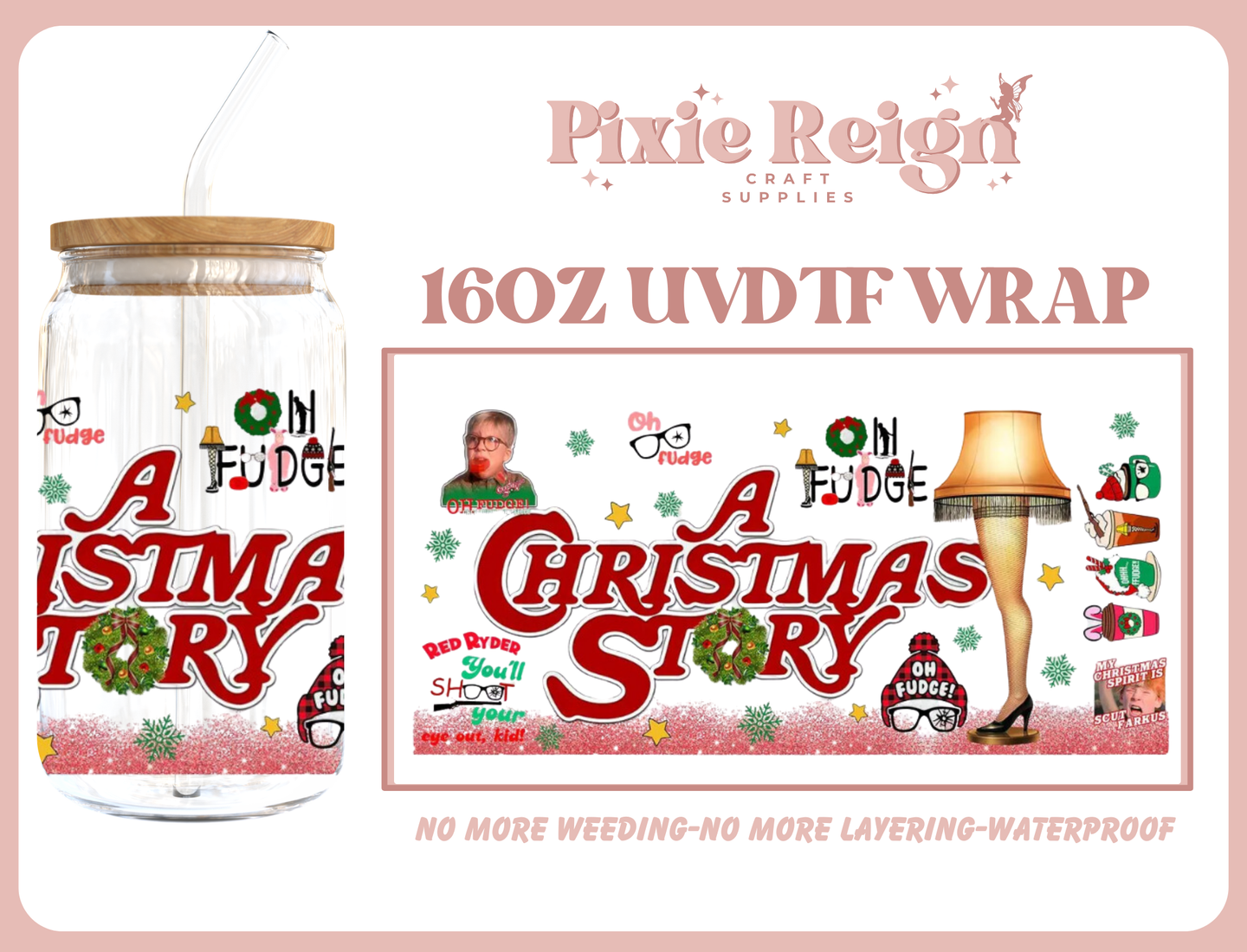 Xmas Story UV-DTF Wrap